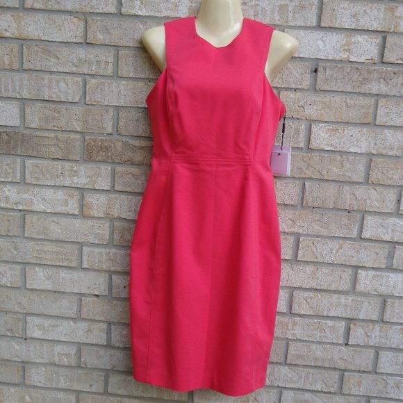 NWT. SIZE 4. CALVIN KLEIN sleeveless midi dress. - Picture 1 of 16